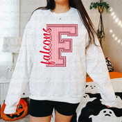 Field Falcons Seersucker Tee/Crewneck
