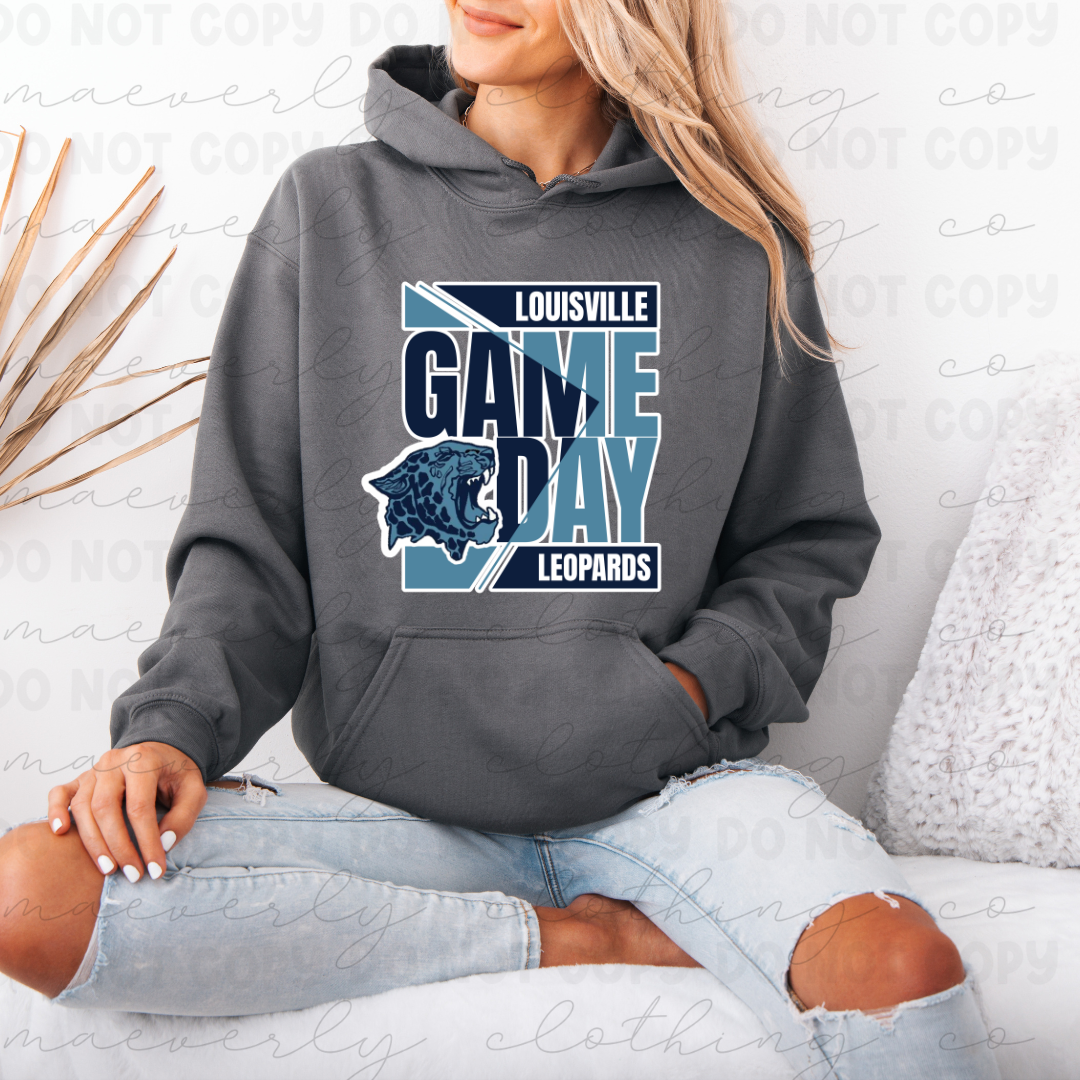 Louisville Leopards Game Day Vibes Tee/Crewneck