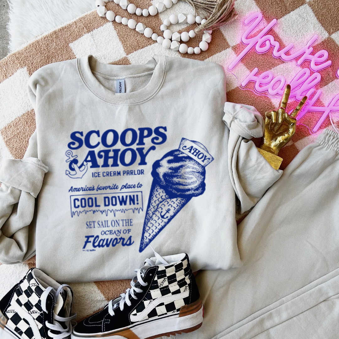 Scoops Ahoy Tee/Crewneck