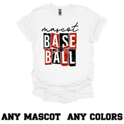 CUSTOM Stamped Mascot Sport Tee