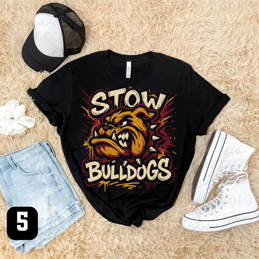Retro Stow Bulldogs Spiritwear - Preorder