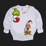 Peek-a-Boo Grinch Tee/Crewneck