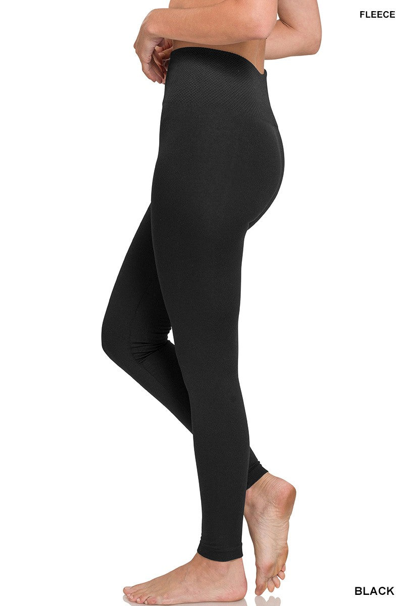 High Waist Fleece Lined Leggings