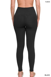 High Waist Fleece Lined Leggings