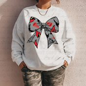 Mentor Cardinals Big Bow Tee/Crewneck