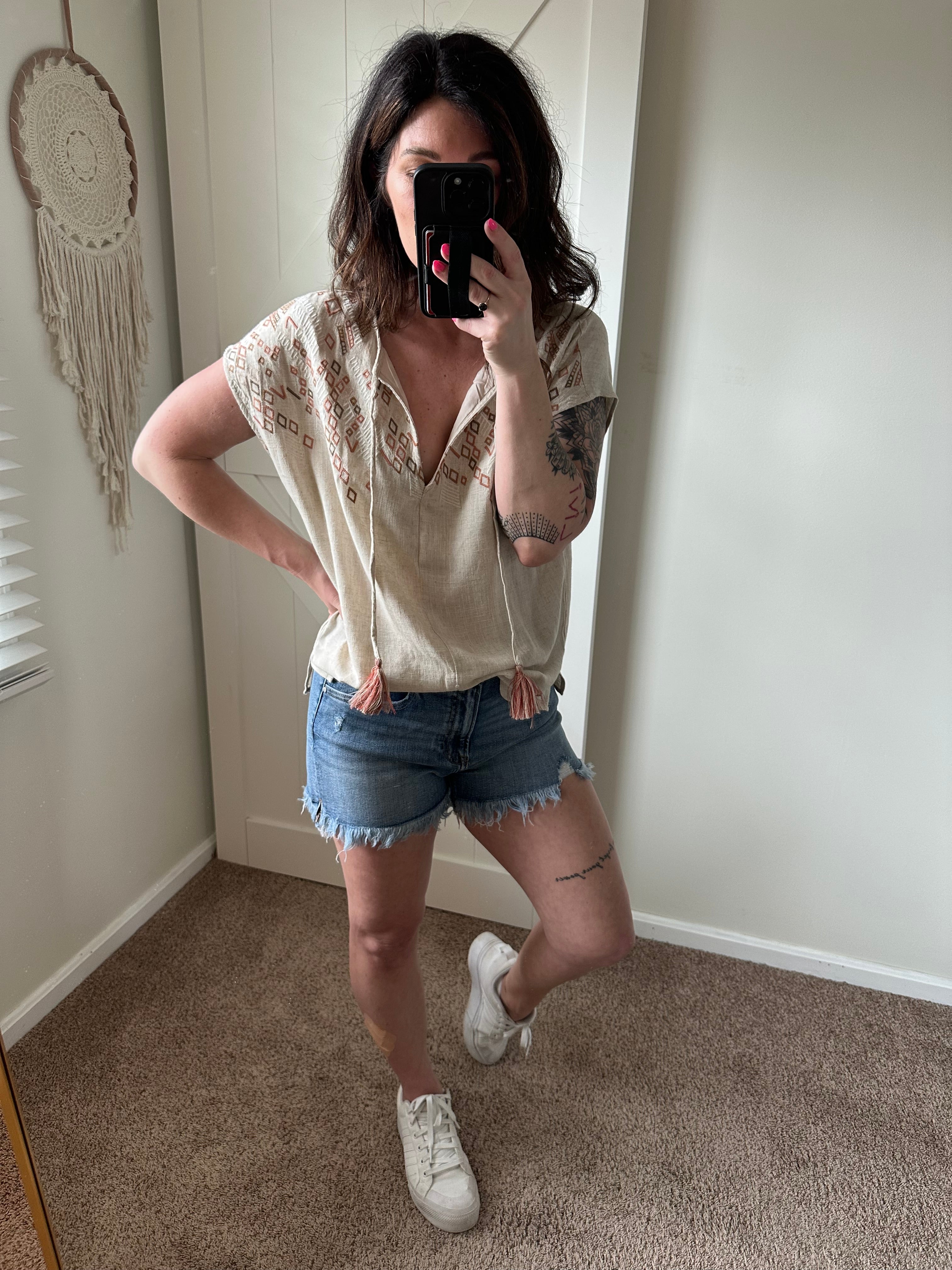 Desert Dusk Embroidered Top Preorder