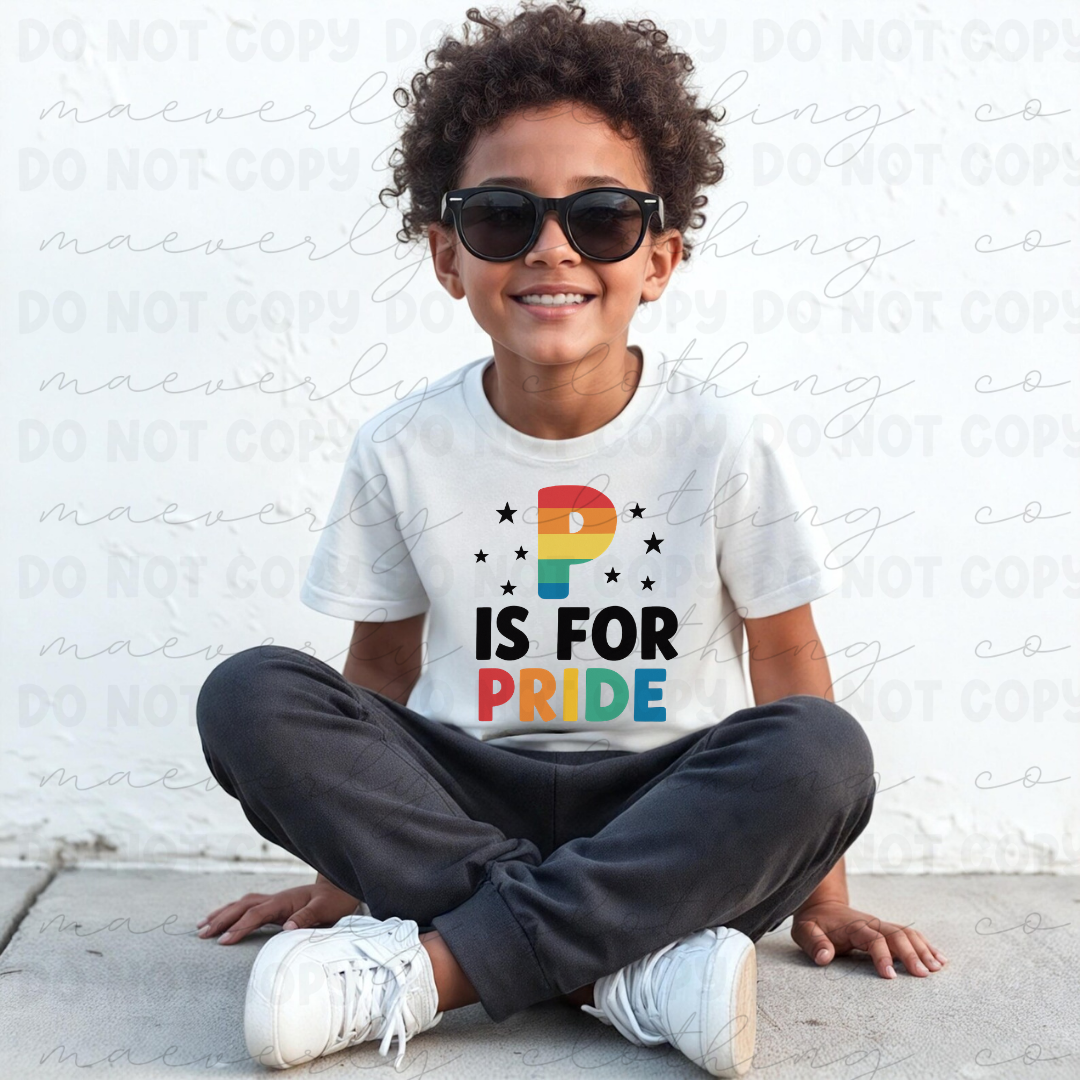 P is for Pride Graphic