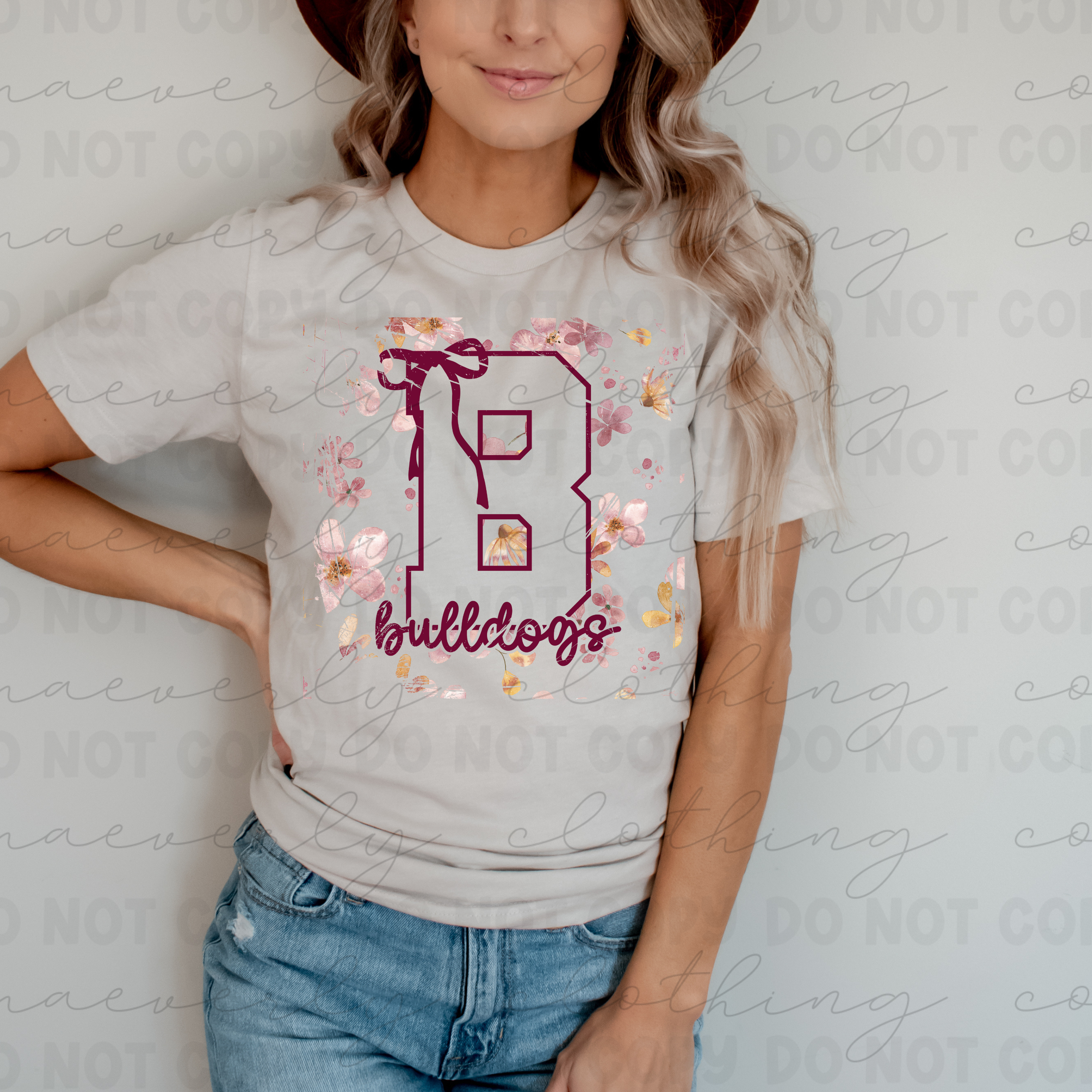 Custom Spirit Bloom Tee/Crewneck - ANY SCHOOL/TEAM