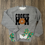 Girl Scouts Cookie Mom or Troop Number Side Bow Graphic