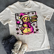 Teacher Snowman Tee/Crewneck