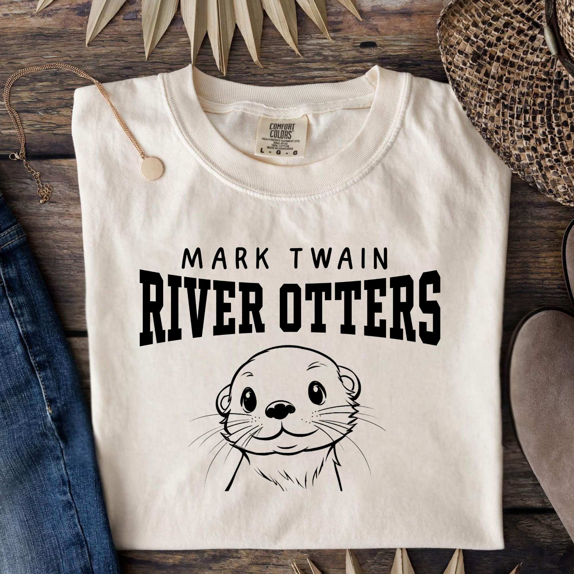 Simple Mascot Graphic || Mark Twain River Otters