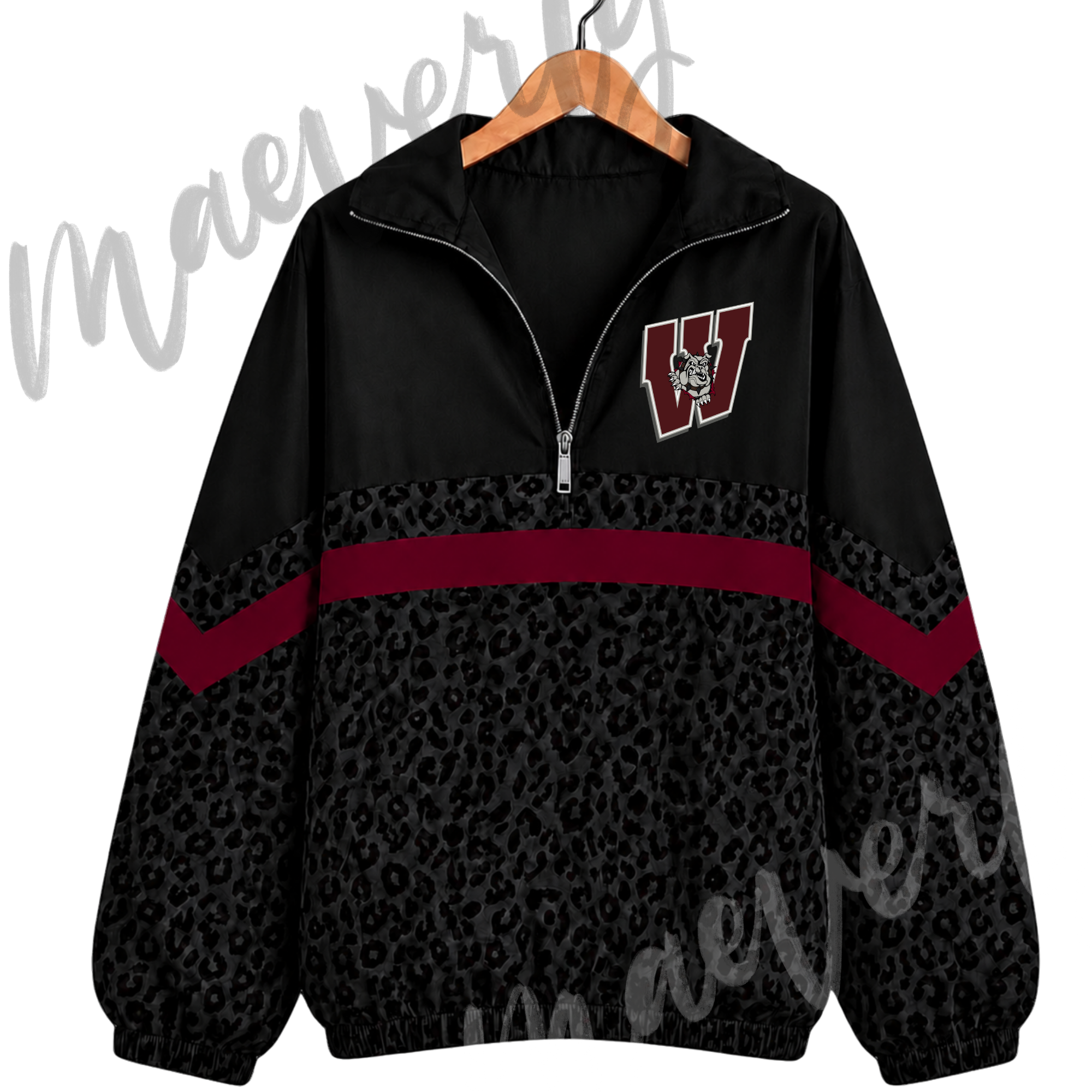 The Varsity Club Quarter Zip - Woodridge Bulldogs Options 4 [ETA 5-6.5 weeks]