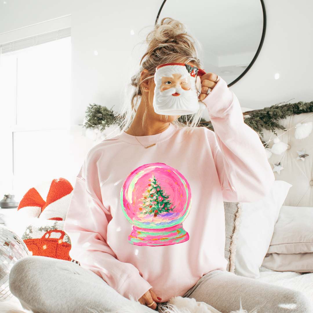Merry Magic Snow Globe Tee/Crewneck