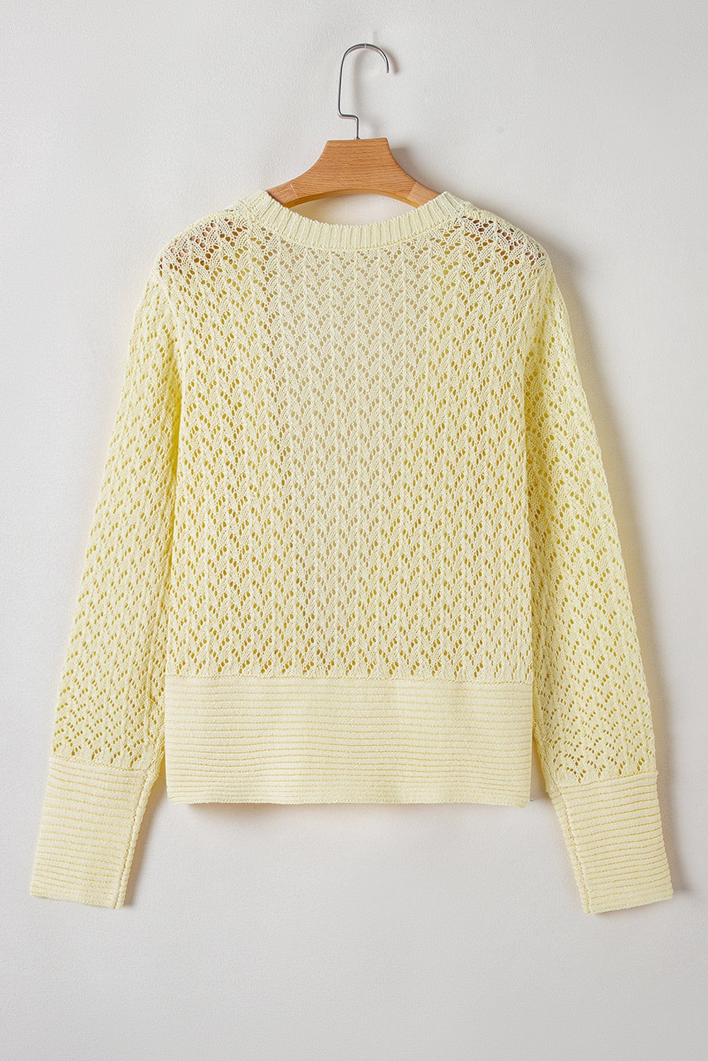 Lemon Drop Pointelle Cardigan PREORDER