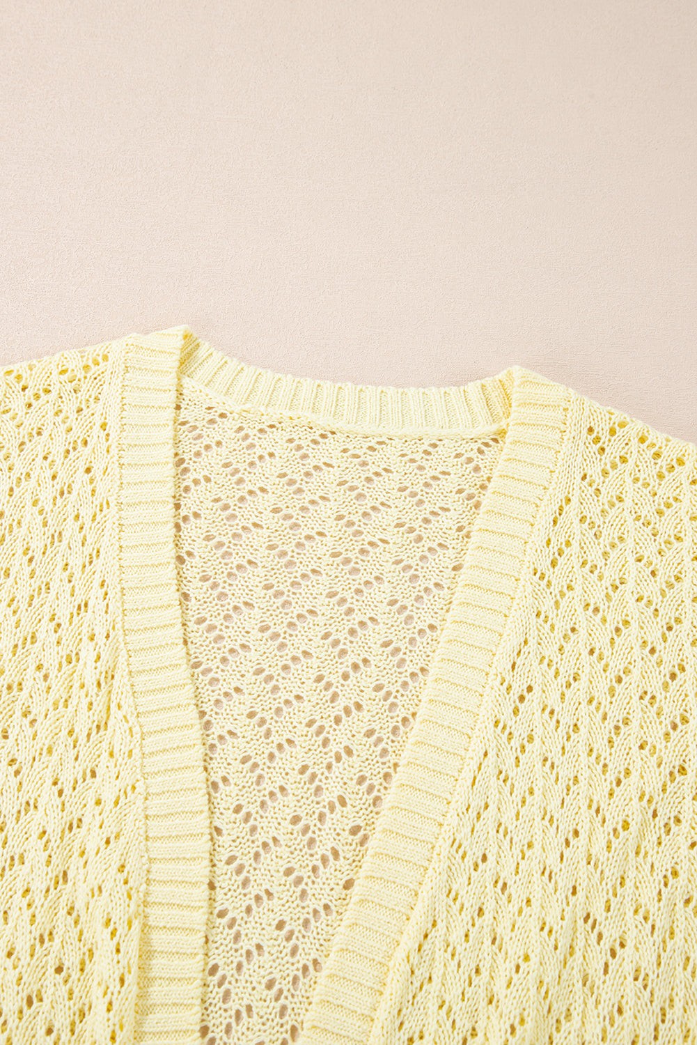 Lemon Drop Pointelle Cardigan PREORDER
