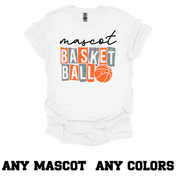 CUSTOM Stamped Mascot Sport Tee