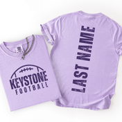 The Football Player Graphic || Keystone Wildcats