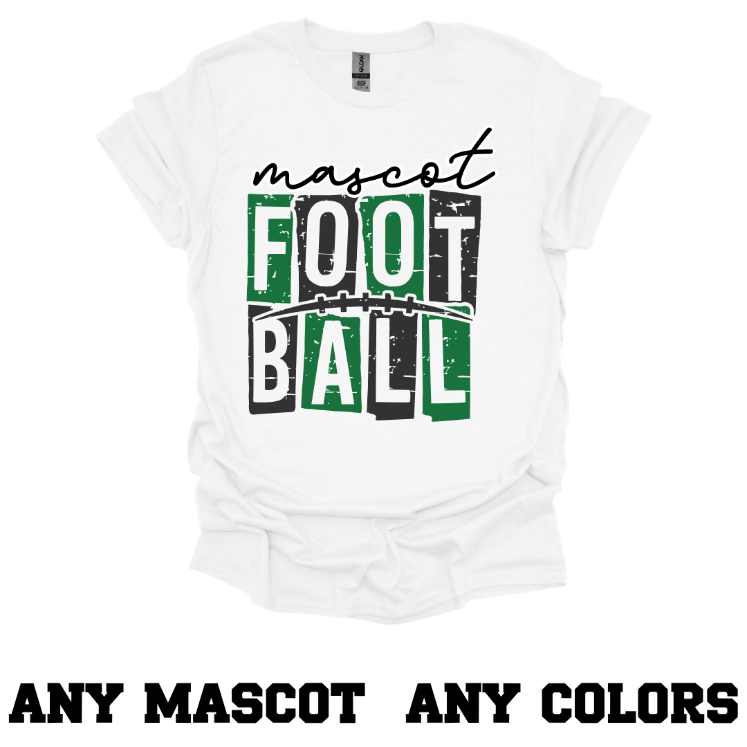 CUSTOM Stamped Mascot Sport Tee
