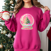 Merry Magic Snow Globe Tee/Crewneck