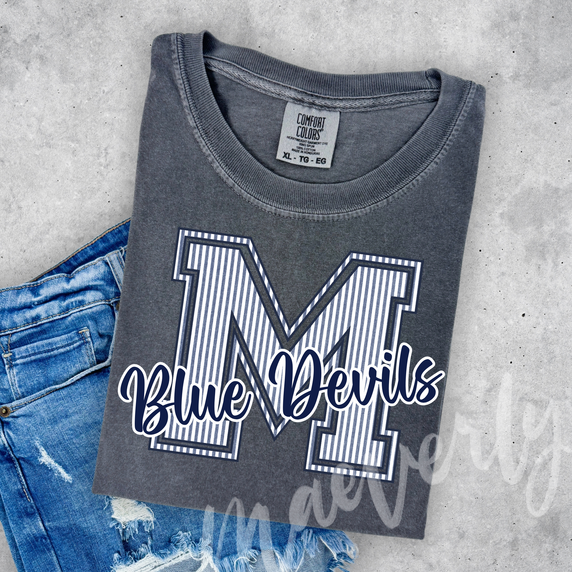The Seersucker Graphic || McDonald Blue Devils