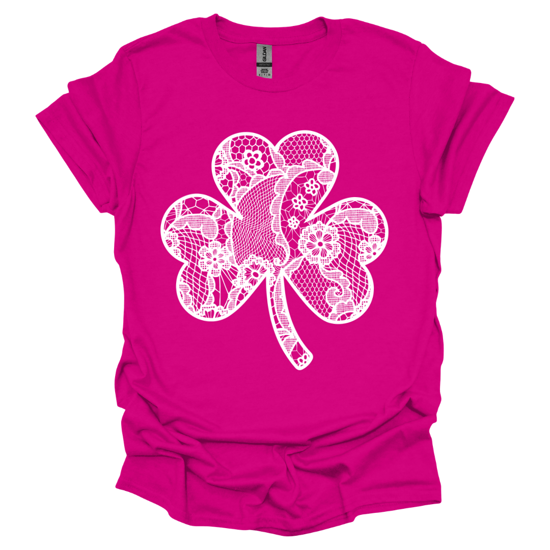 Faux Lace Shamrock Tee