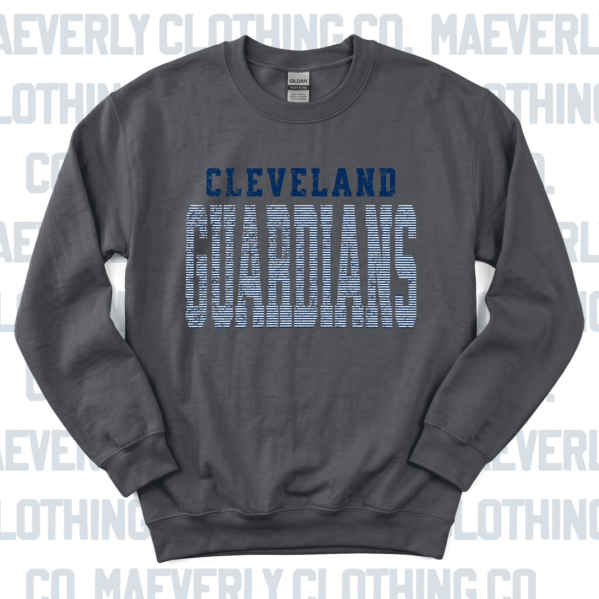 Distressed Stripes || Cleveland Guardians