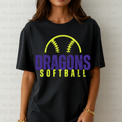 Dragons Distressed and Bold Graphic