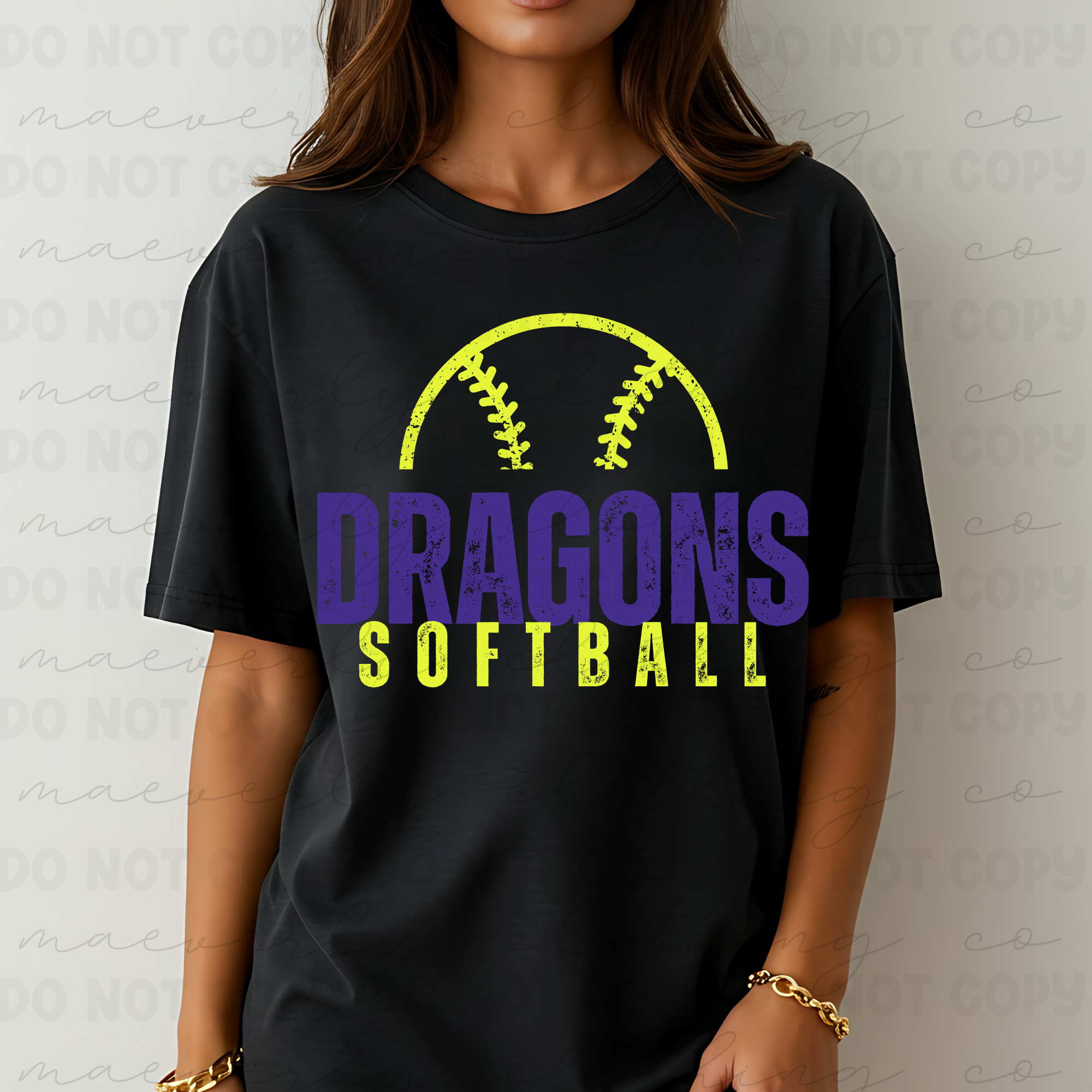 Dragons Distressed and Bold Graphic