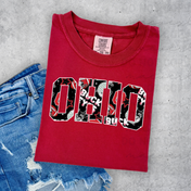 Filled Ohio Mascot Tee/Crewneck