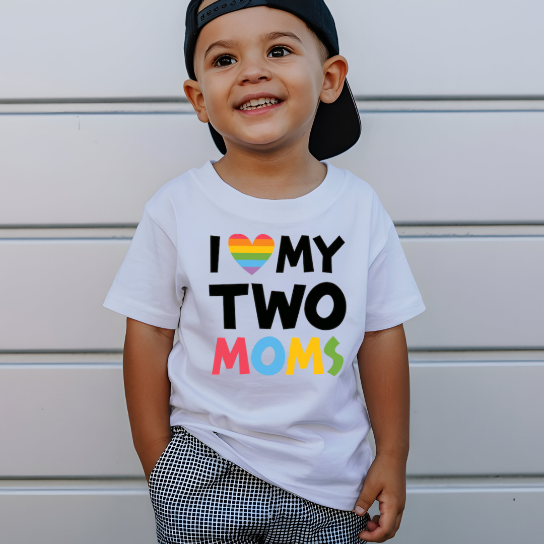 I Heart My Two Moms Graphic