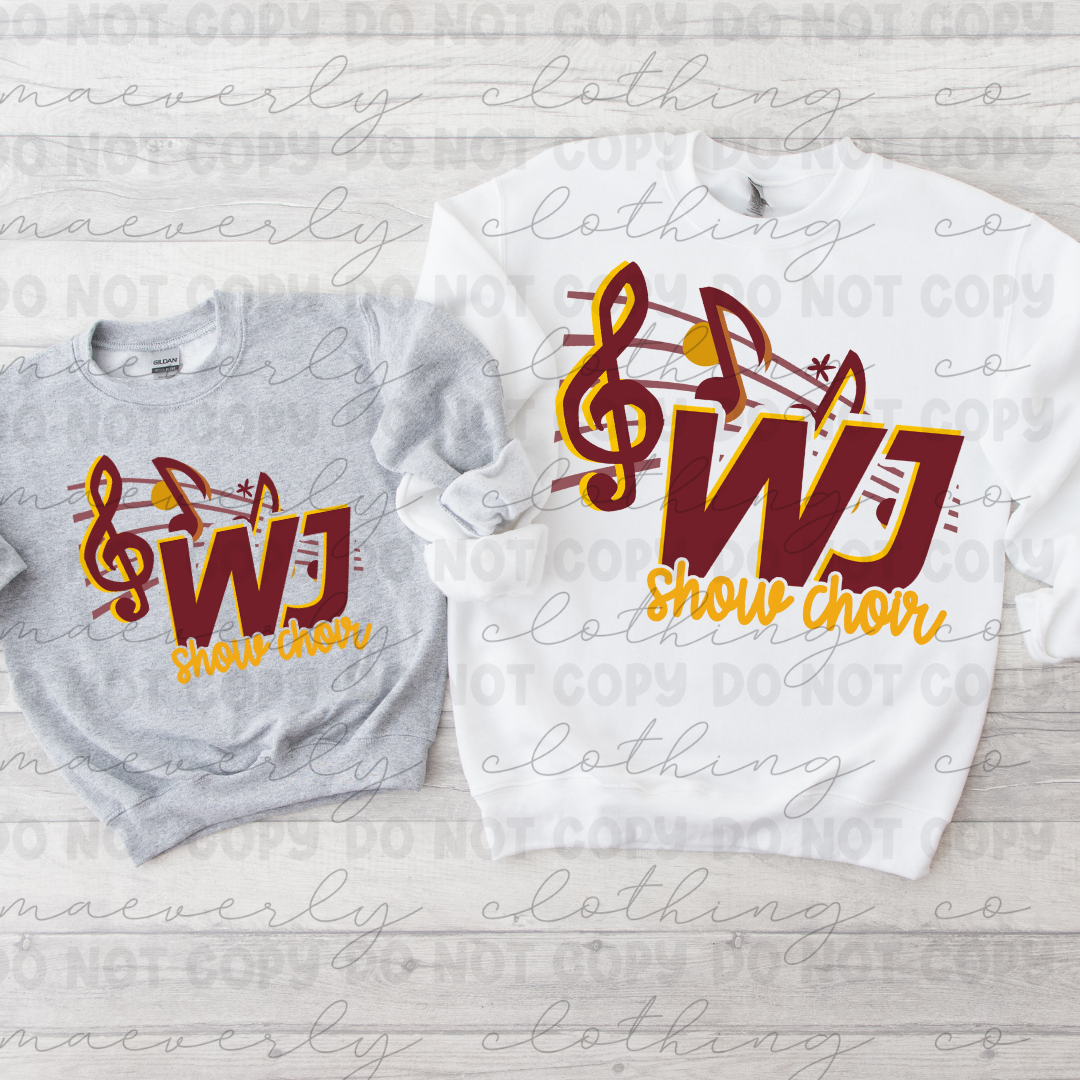 Walsh WJ Show Choir Tee/Crewneck