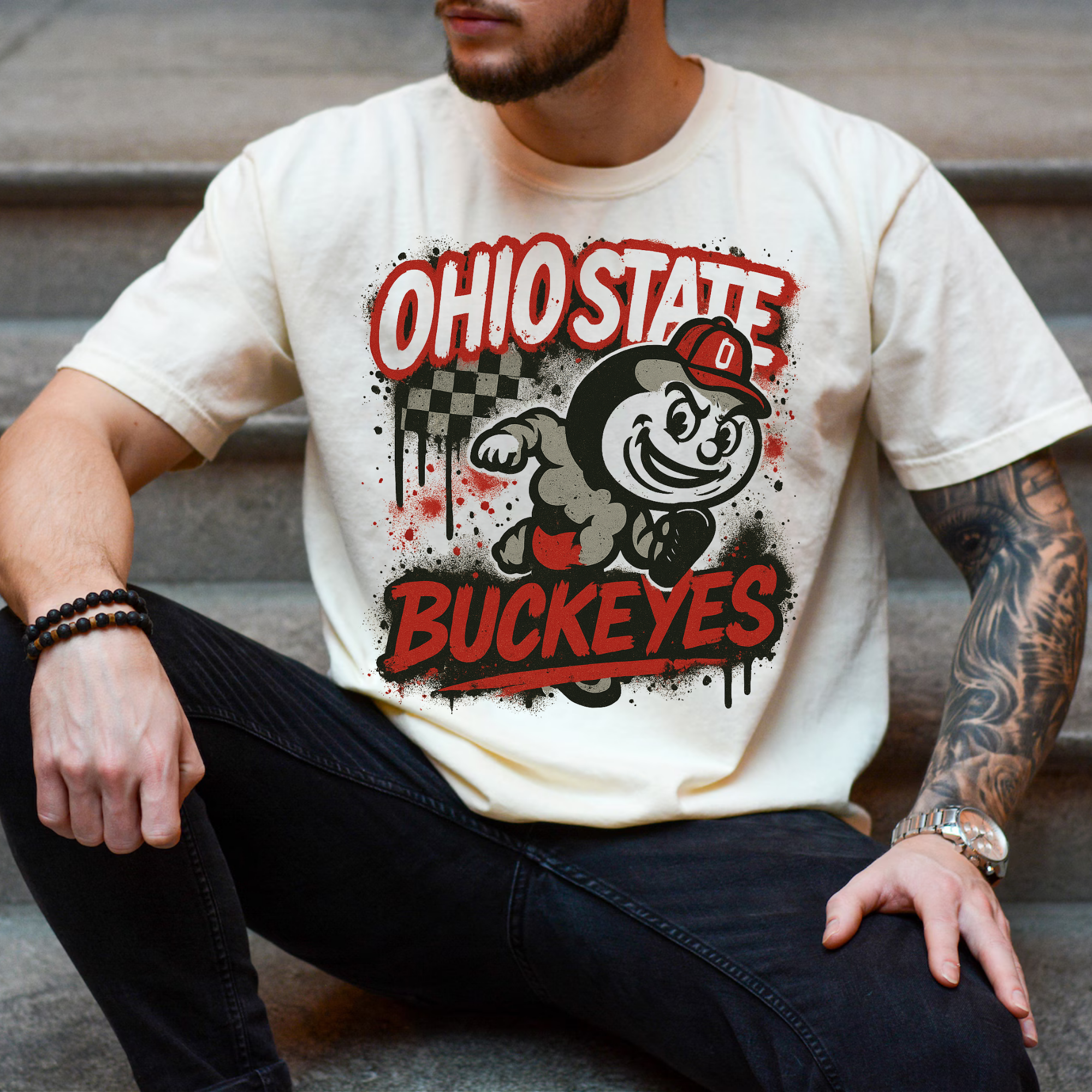 Retro Time Mascot || Ohio State Buckeyes