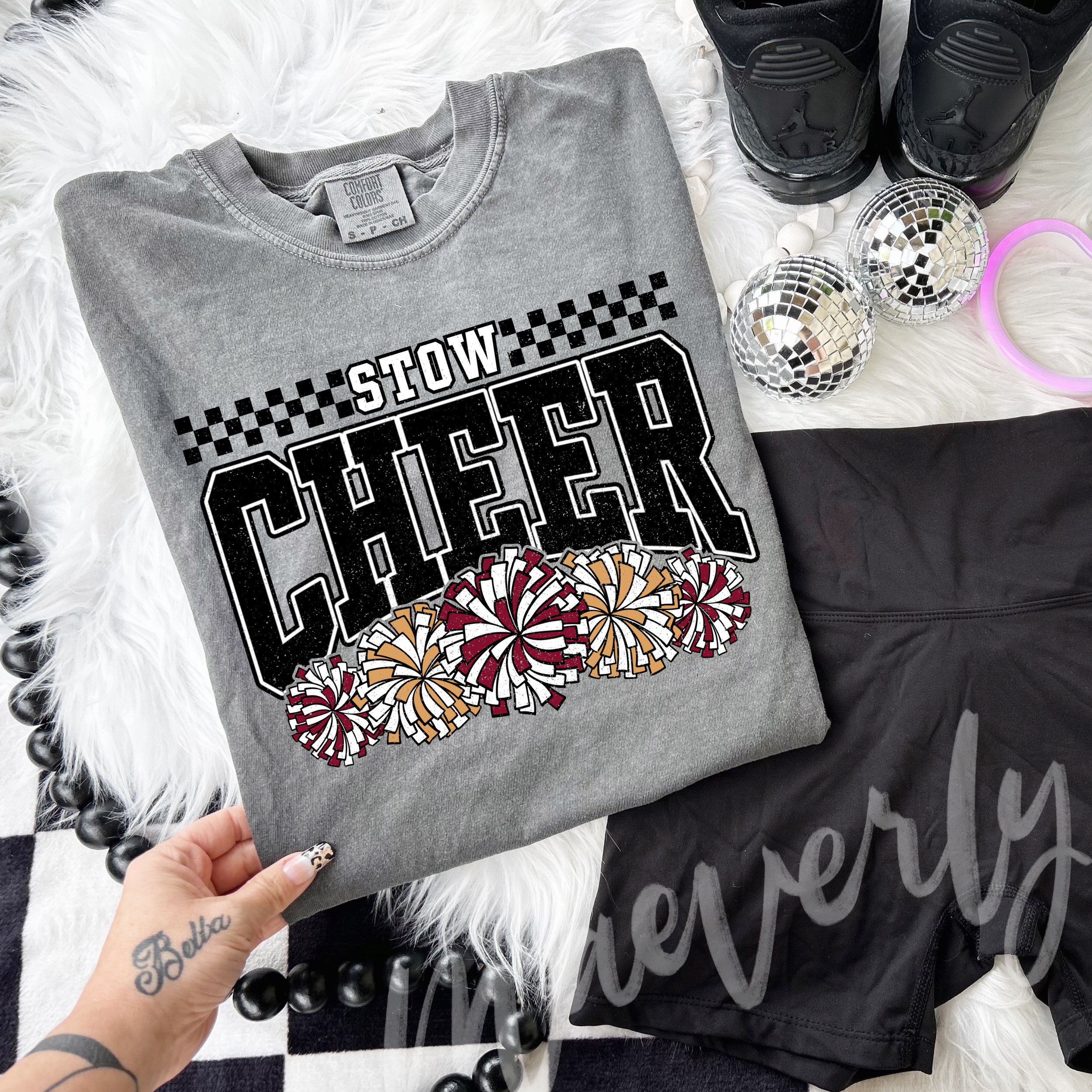 Varsity Vibe Cheer Graphic || Stow Cheer Fundraiser