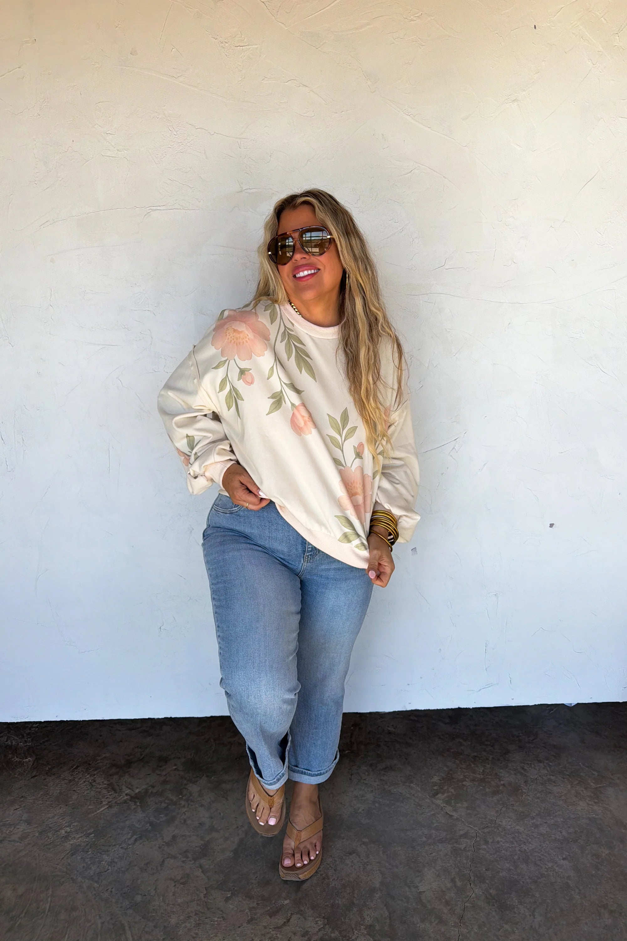 Spring Floral Pullover // ETA May