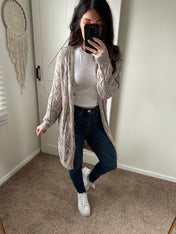 Soft Serenity Button Cardigan - PREORDER