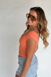 Out and About Cap Sleeve Top PREORDER