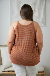 Tip Me Off Striped Tank