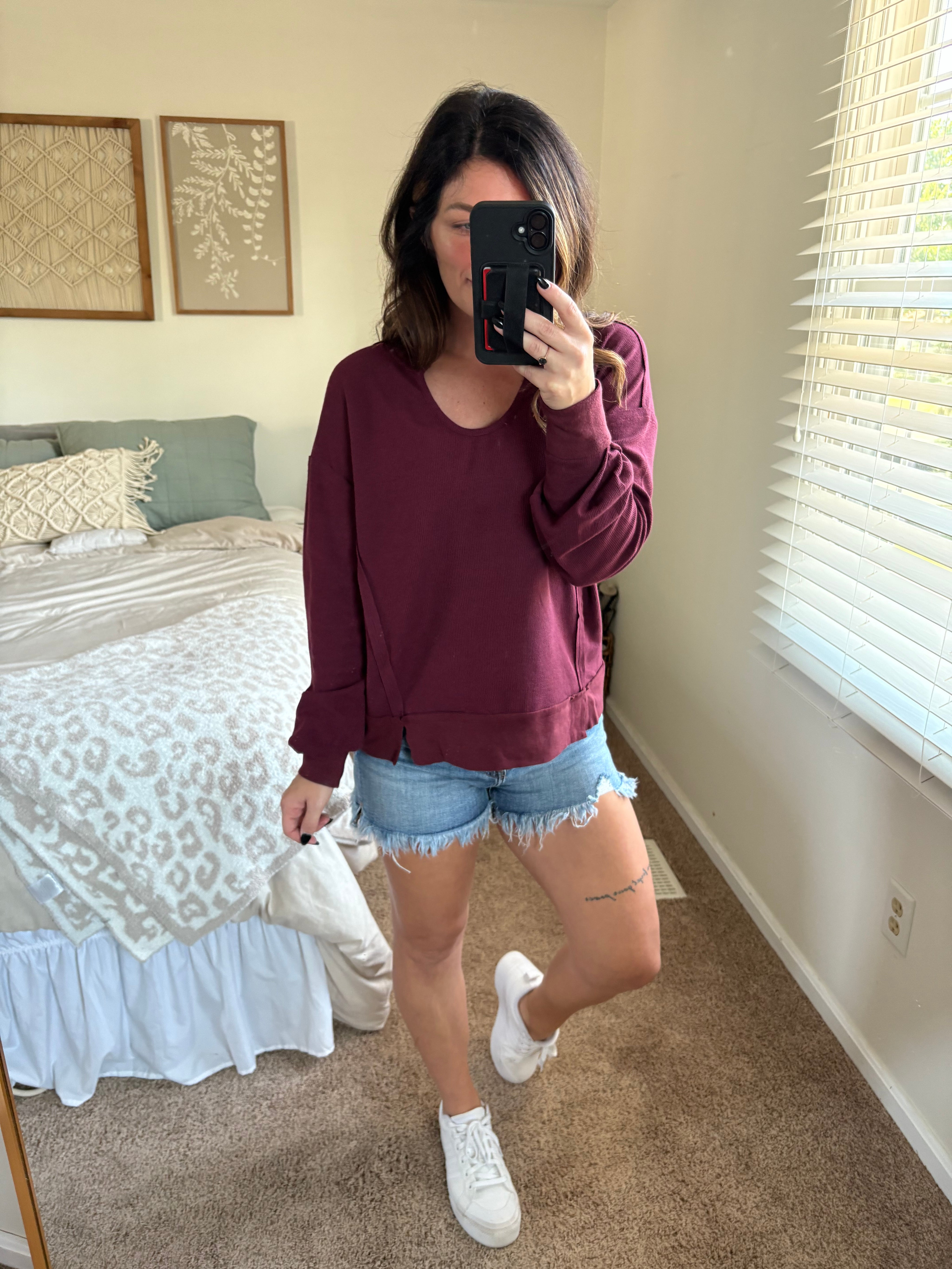 Chill Out Waffle Knit Top PREORDER