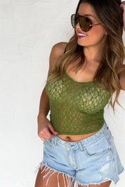 Willa Lace Cami Tank  PREORDER