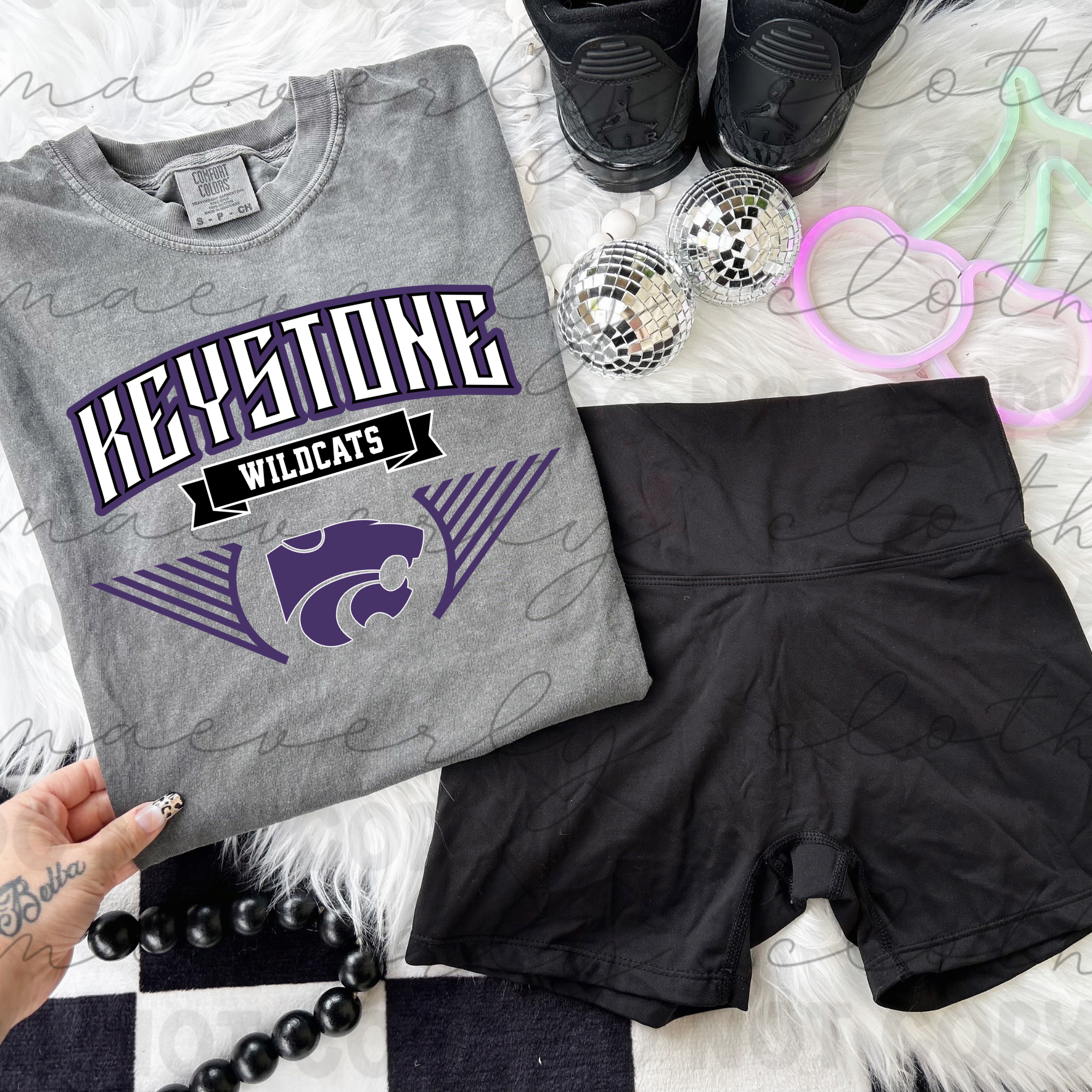 Keystone Wildcats Hometown Hype Tee/Crewneck
