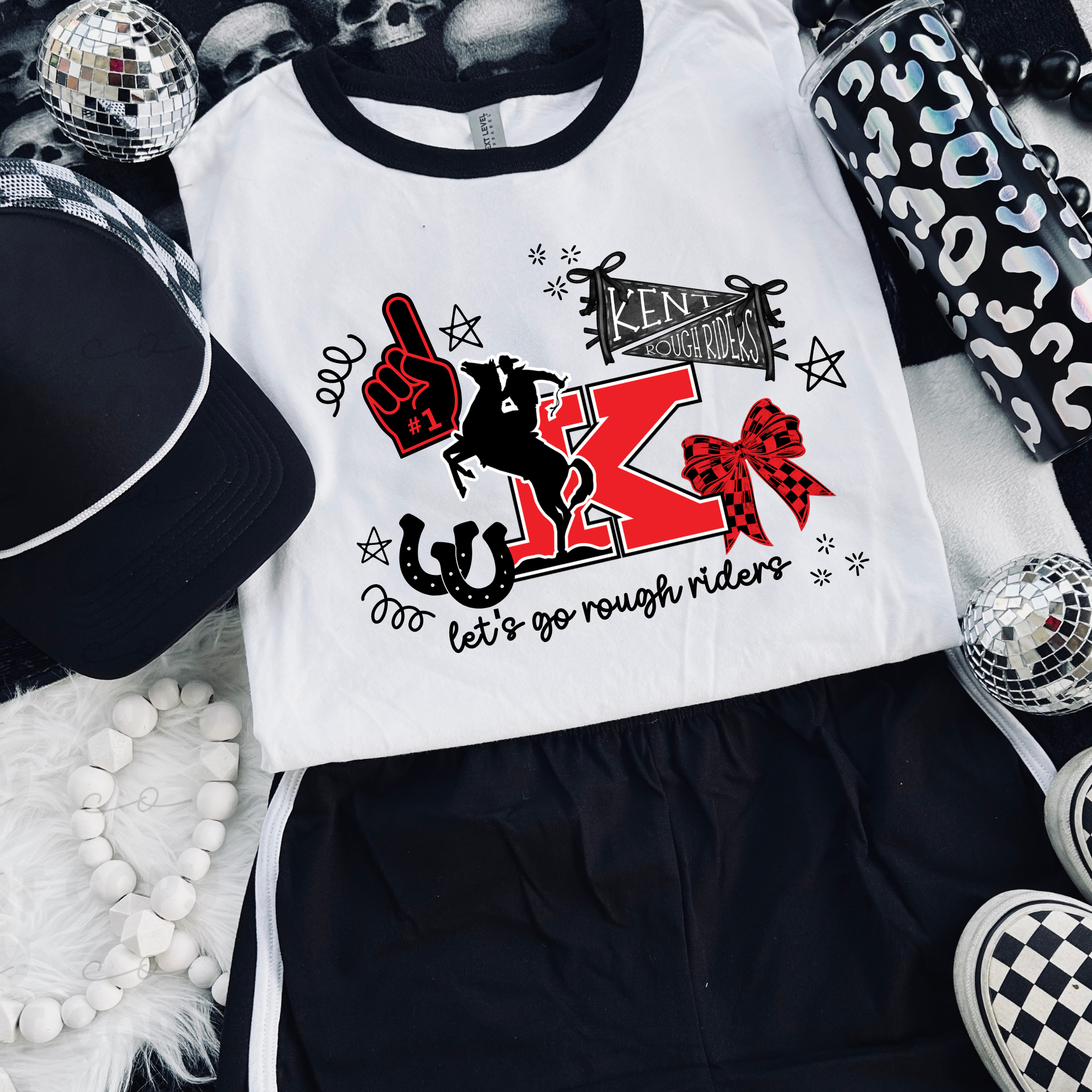 Kent Rough Riders Pep Rally Pick Mascot Tee/Crewneck