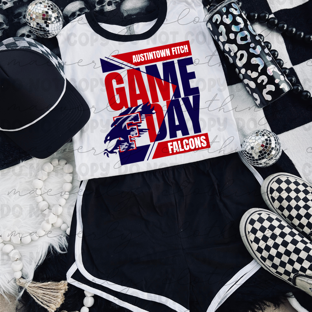 Austintown Fitch Game Day Vibes Tee/Crewneck