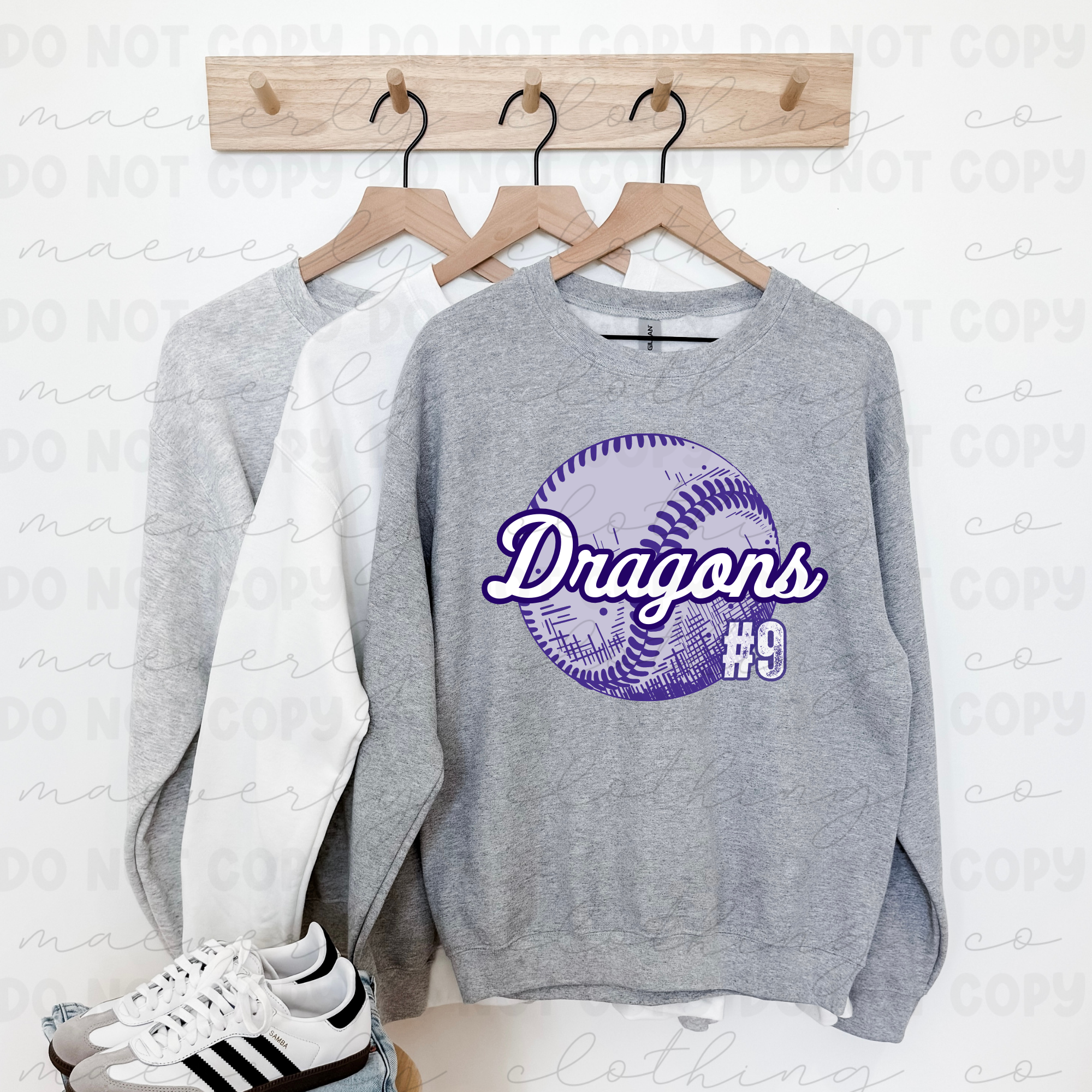 Dragons Big Baseball Graphic W/ Customization