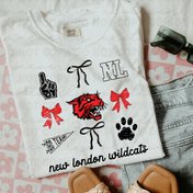 New London Coquette Spirit Squad Collage Tee/Crewneck
