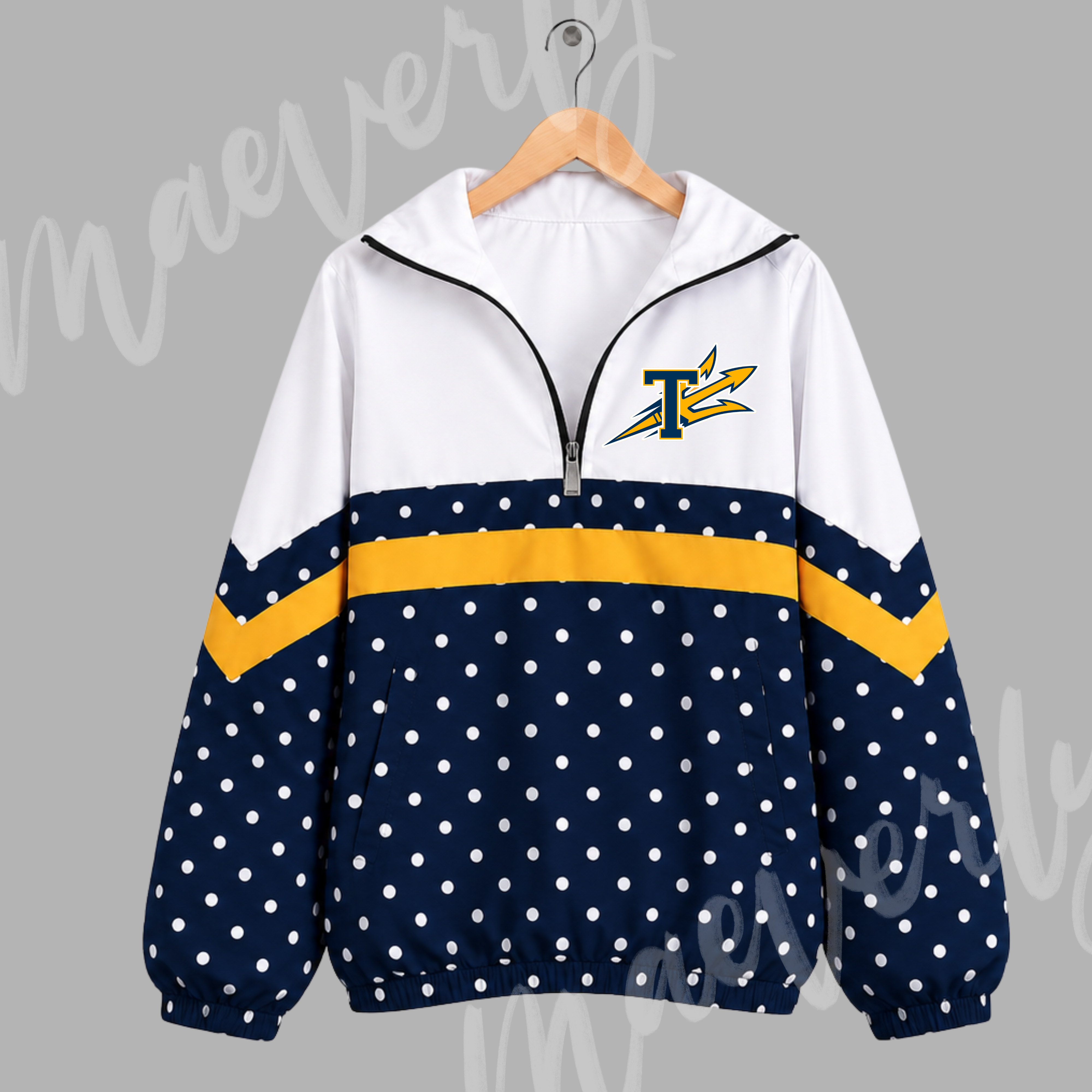 The Varsity Club Quarter Zip - Tallmadge Blue Devils Option 5 [ETA 5-6.5 weeks]