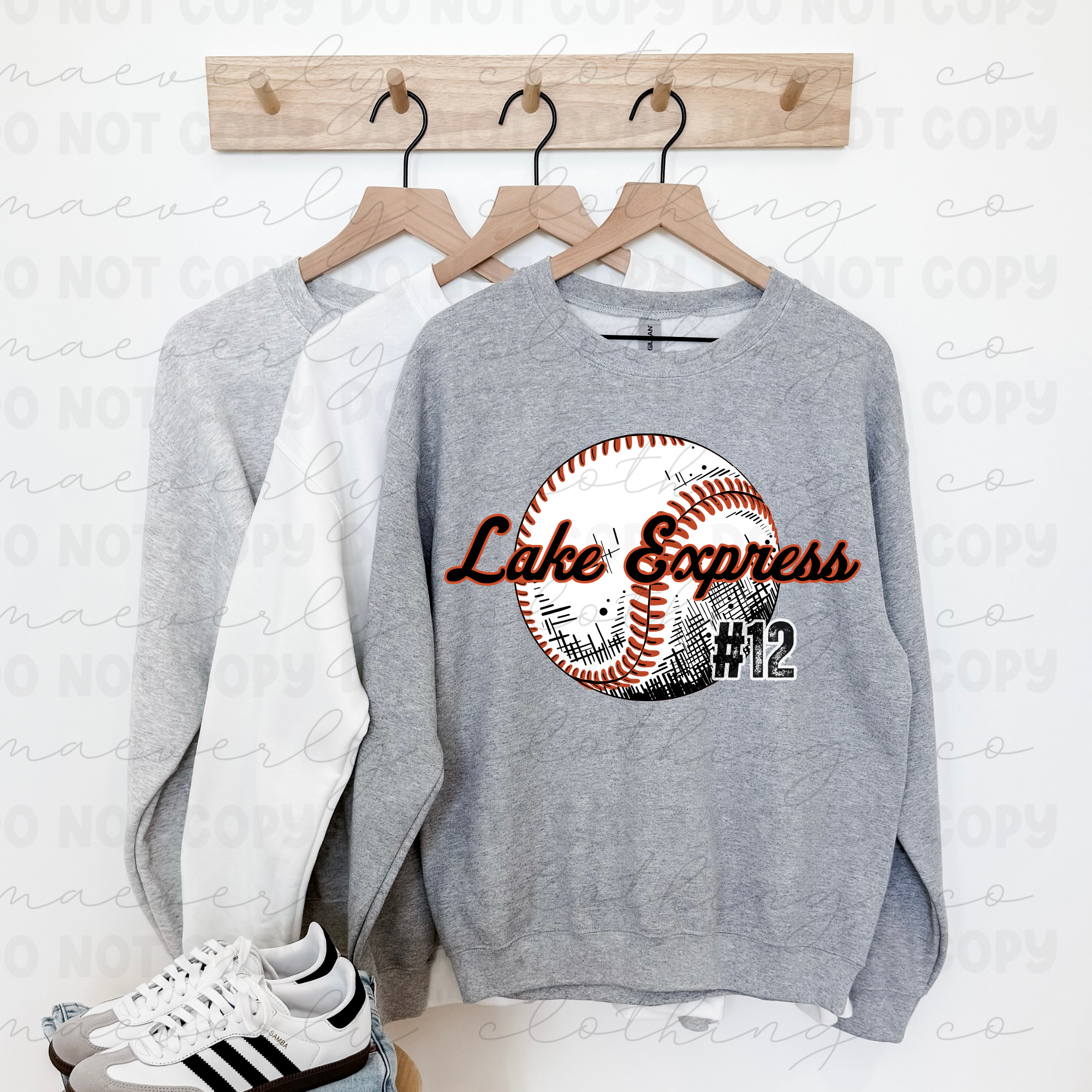 Lake Express Big Baseball Graphic W/ Customization
