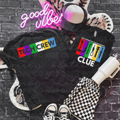 Walsh Clue Tee/Crewneck