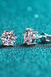 Adored Moissanite Stud Earrings