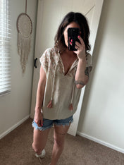 Desert Dusk Embroidered Top Preorder