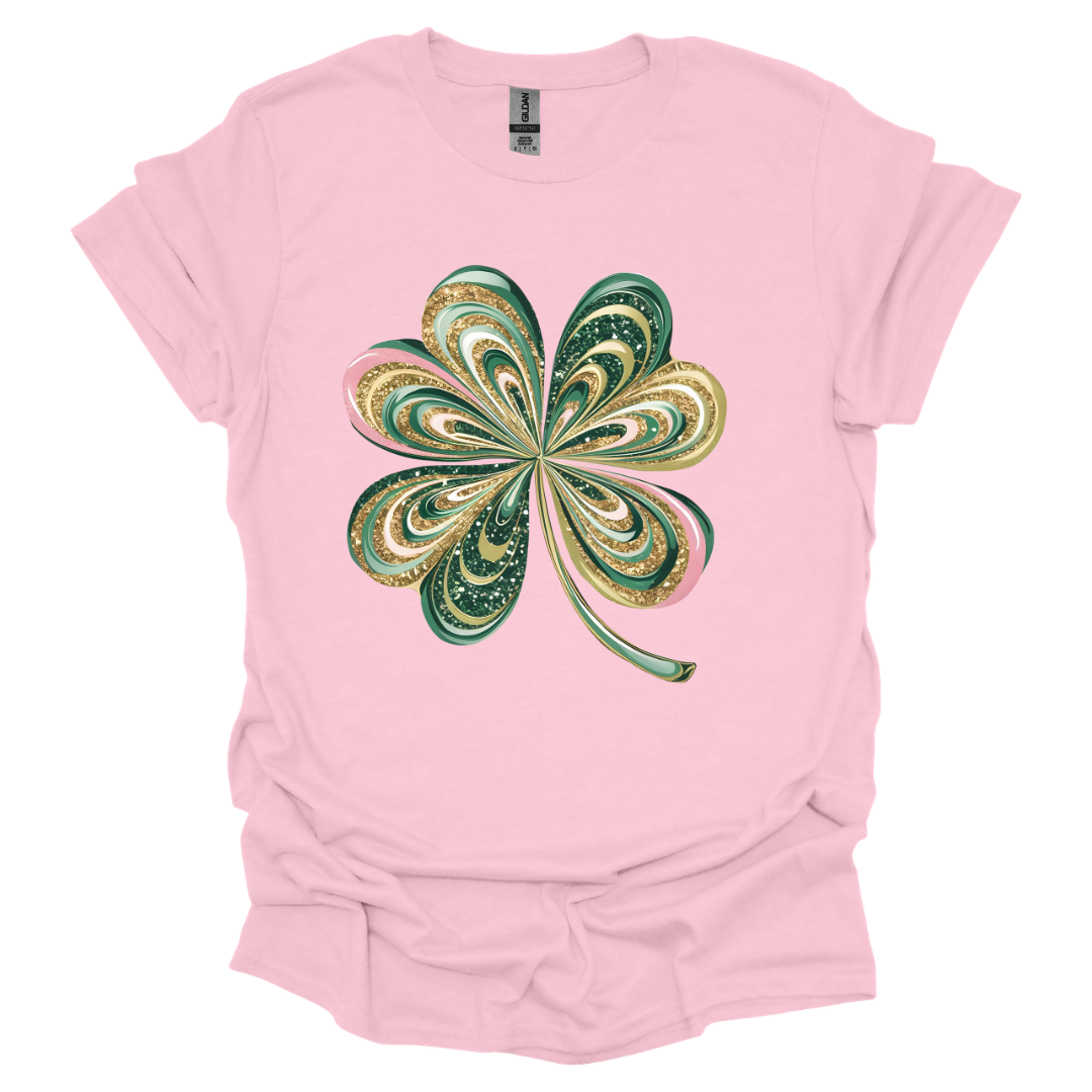 Paint Swirl Clover Tee